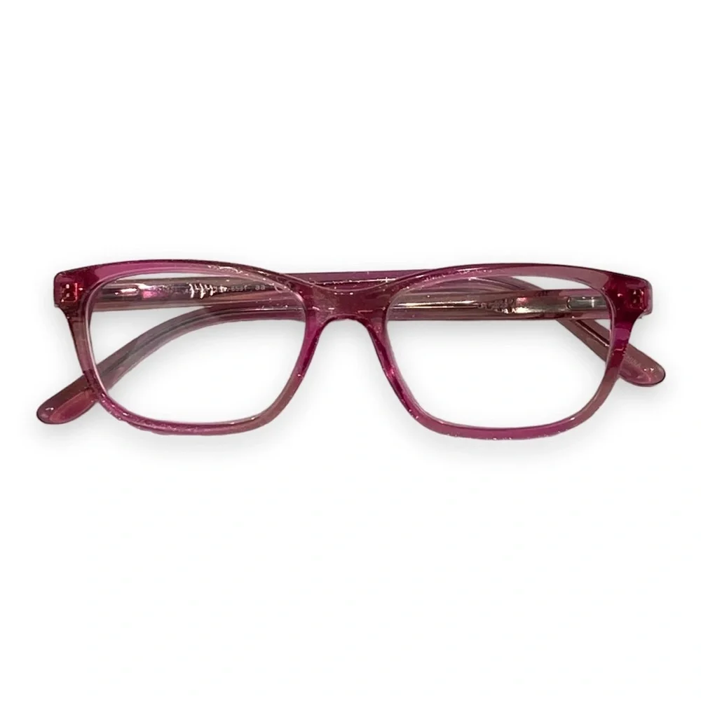 Girls pink sparky Classic Acetate Rectangle Reading Glasses